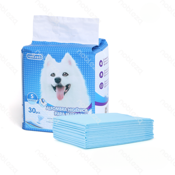 Hygienic Pet Pads(30pcs)(S,L40*W60cm,30 pcs,White&Blue)