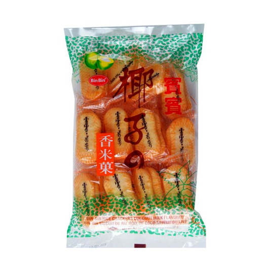 Bin Bin Rice Crackers coconut milk flavor 150g