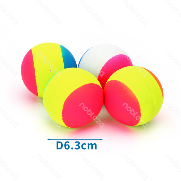 Three-Color Fluorescent Ball (Rubber Foam)