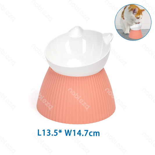 cat elevated bowl(Pink)