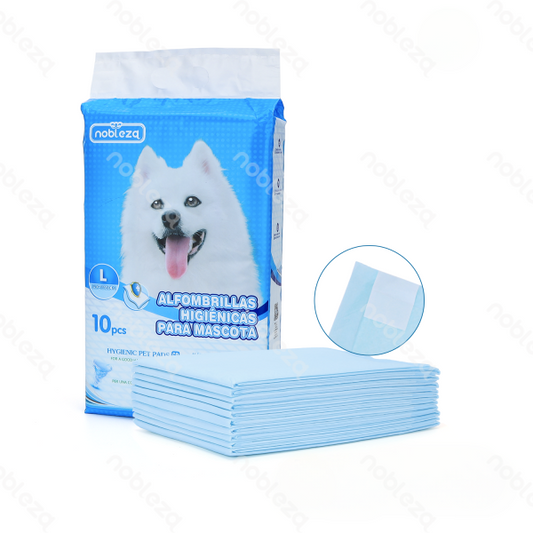 PET PAD WITH ADHESIVE TAPE STICKERS L90*W60CM WHITE&BLUE 10PCS/BAG
