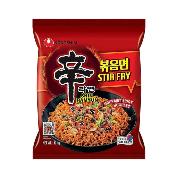 NONGSHIM Shin Ramyun Noodles Stir Fry 130g