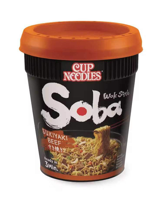 Nissin Soba Cup Sukiyaki beef noodle 89g