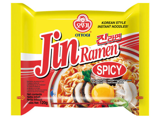 OTTOGI Instant Noodles Jin Ramen Spicy 120g