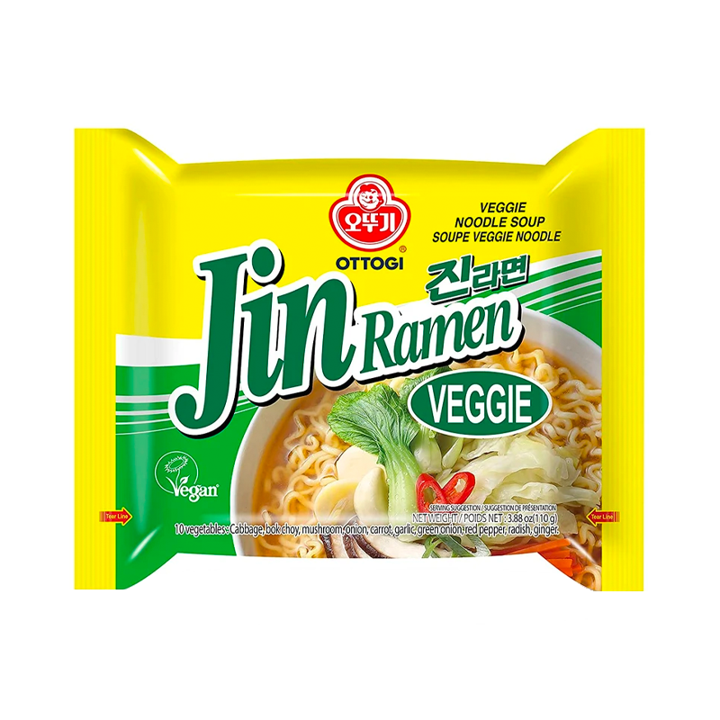 OTTOGI Instant Noodles Jin Ramen Vihannes 110g