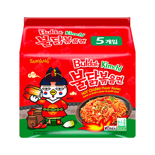 Samyang BULDAK kuuma kana ramen kimchi 5x135g