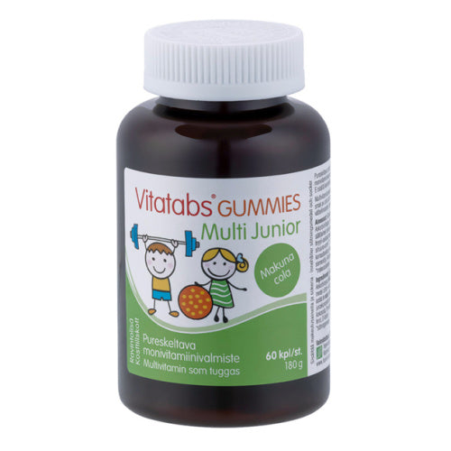 Vitatabs Gummies Multi Junior Cola 60 kapselia