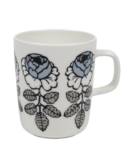Marimekko Vihkiruusu mug light blue 0.25L