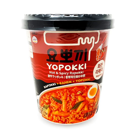 Yopokki Ricecake Ramen Cup Hot Spicy 145g