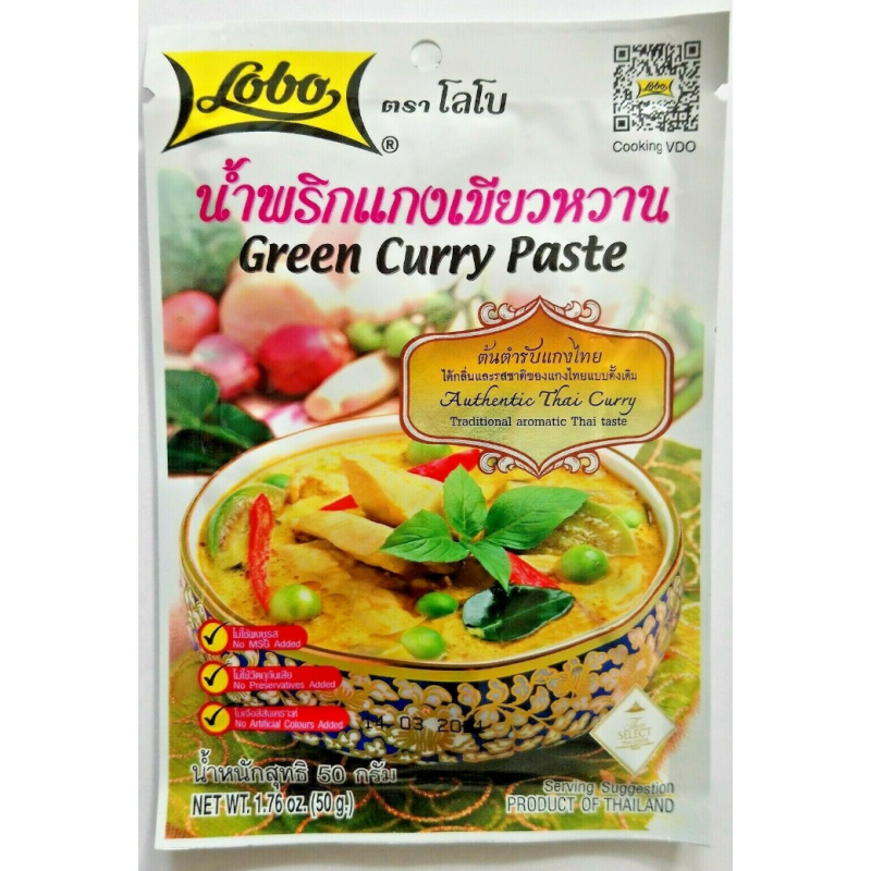 Lobo vihreä currytahna 50g