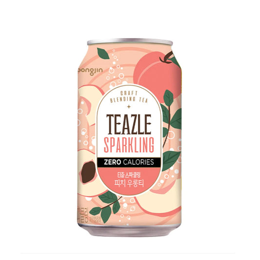 TEAZLE Sparkling Drink Peach 340ml